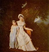 Marguerite Gerard, Mme de Stael et sa fille